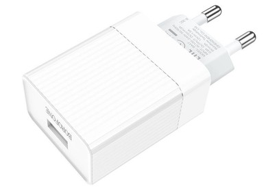 BOROFONE (6931474728296) BA47A Mighty 1USB QC3.0 белый