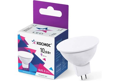 КОСМОС LkecLED10.5wJCDRC65 белый