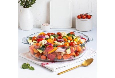 APPETITE PLH18 стекл овал 31х22х8,5см/2,8л глубокая с руч