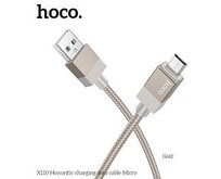 HOCO (6942007646796) X110m для micro USB , 1 м, Gold