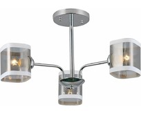 HIPER Люстра Borneo H1863, 3 х 60 Вт, хром