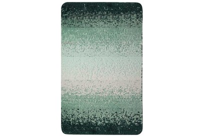 САНАКС 02214 Коврик в ванную SILVER одинарный бирюза ПЕРЕХОД 50х80 см 100% полиэстер