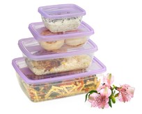 VIOLET Набор контейнеров FRESCO 4 шт. 500 мл (Лаванда) 470050136