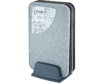 PLAST TEAM PT177512026 Stone на подставке темный камень (4 предмета)