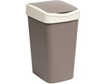 VIOLET Tandem Ведро для мусора 10л (шоколад/слон.кость) 841022