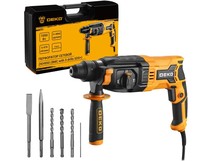 DEKO ZKH950 в кейсе с набором из 5 буров SDS+, 1050 Вт 0831005