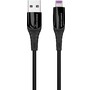 MORE CHOICE (4620202550019) K35i USB 2.4A для Lightning 8pin силикон  1м Black