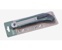 OASIS Eco с сегментированным лезвием 18х100х0,5 мм, двукомпонентный корпус (ABS+TPR) 1030601004 цвет зеленый