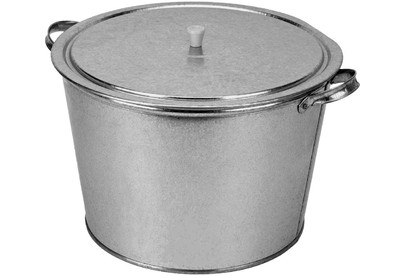 СИБРТЕХ Бак для воды оцинкованный с крышкой (крышка с ручкой) 20л, без крана 67548