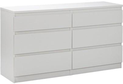 ГУД ЛАКК 2.03.02.080.1 КАСТОР комод 6 ящиков RU белый (2 пак.)