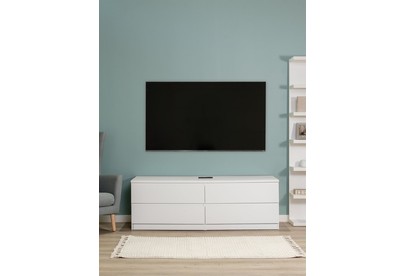 ГУД ЛАКК S00265 Варма 4Д комод 160х54х40 белый (2 пак.)