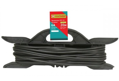 КАЛИБР Удлинитель на рамке УСР20 (2х0,75)