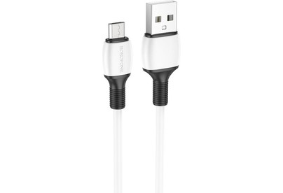 BOROFONE (6974443386790) BX84 USB 2.4A microUSB 1м белый
