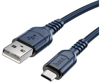HOCO (6931474794109) X59m USB 2.4A microUSB 2м голубой
