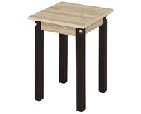 ЭЛЕГИЯ Табурет ПН ЛДСП (Венге (Лак),Дуб Сонома) (1 кор.)