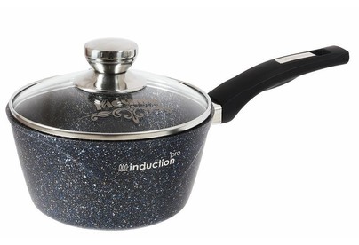 МЕЧТА 82803И Гранит black Induction Pro 1,7л несъемная ручка стеклянная крышка