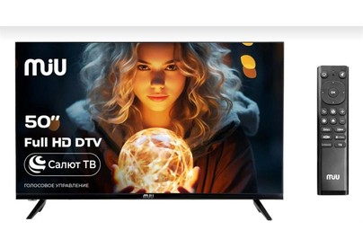 MIU 50SLT101SV SMART TV Салют безрамочный