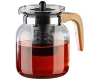 MALLONY Чайник заварочный, La Caffetteria, объём: 1500 мл, с деревянной ручкой/фильтр из полипропилена (910134)