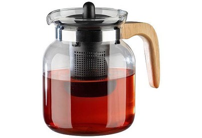 MALLONY Чайник заварочный, La Caffetteria, объём: 1500 мл, с деревянной ручкой/фильтр из полипропилена (910134)