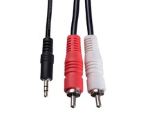 PERFEO (J2004) JACK 3.5 мм  2XRC 3 м