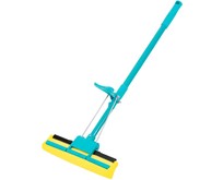 PALISAD отжимная, 110 см, губка PVA 26х5,5х6 см, телескопическая рукоятка, бирюзовая, Home 93581
