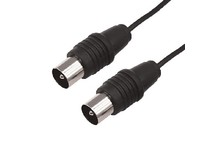 REXANT (175002) ШНУР ТВ ГНЕЗДО  ТВ ШТЕКЕР, ДЛИНА 1,5 МЕТРА, ЧЕРНЫЙ