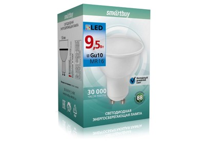 SMARTBUY (SBLGU109_560K) 9.5W/6000K/GU10