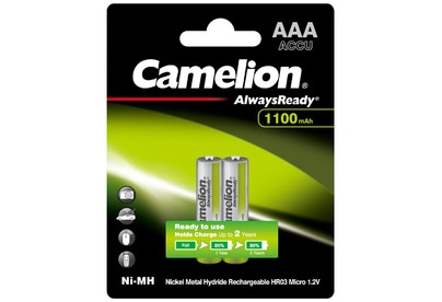 CAMELION (15037) Always Ready AAA1100mAh NiMh BL2