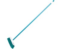 PALISAD HOME Щетка пластмассовая для подметания пола, 27 см, c черенком, 120 см, бирюзовая щетина, Home Palisad 935445