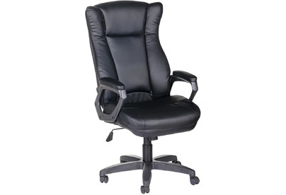 OLSS кресло АДМИРАЛ Ультра черный экокожа