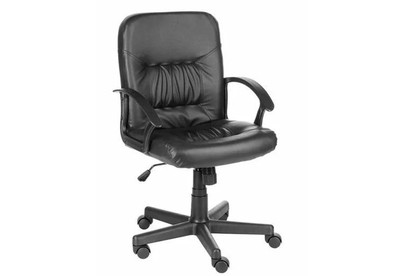 OLSS кресло ЧИП Ультра черный экокожа