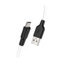 HOCO (6957531071389) X21 USB (m)microUSB (m) 1.0м  белый/черный