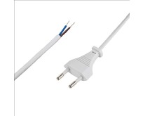 REXANT (111147) Сетевой шнур 2х0,75 мм2, 1,8 м белый