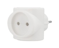 REXANT (111064) Тройник эл. биметалл 220 В 6 А белый