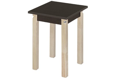 ЭЛЕГИЯ Табурет ПН ЛДСП (Бесцветный (Лак),Венге)