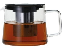 MALLONY Чайник заварочный Skandi, объем 600 мл, из боросиликатного стекла, с прямоугольной ручкой (910124)