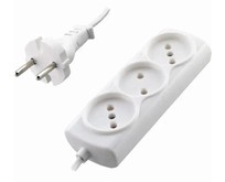 РАДИСТ (2722) б/з 3,0м, 3 розетки, белый