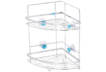 РЫЖИЙ КОТ W2667 Полка угловая двухъярусная Бриллиант синий 310795