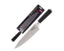 MALLONY Нож с прорезиненной рукояткой MAL01RS поварской, 20 см (985361)