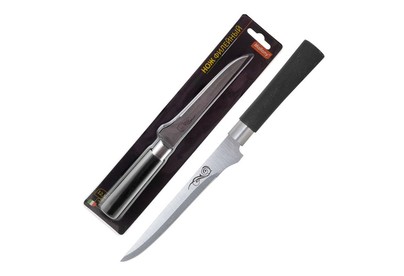 MALLONY Нож с пластиковой рукояткой MAL04PMIX филейный, 12,5 см (985378)