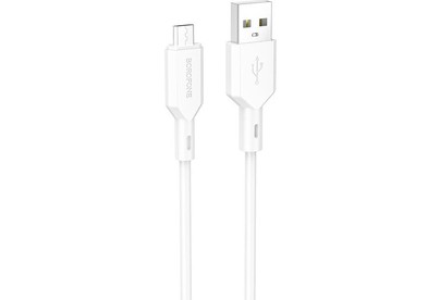 BOROFONE (6974443384499) BX70 USB 2.4A microUSB 1м белый