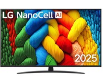 LG 55NANO81A6A.ARUG SMART TV WebOS 4K Ultra HD безрамочный