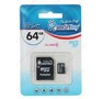 SMARTBUY (SB64GBSDCL1001) MicroSDXC 64GB Class10 UHS1 + адаптер