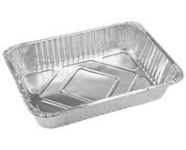 MALLONY Форма для выпечки, LAMINA, размер: 37*27*7 см, из алюм фольги, прямоугольная, одноразовая (006045)