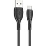 BOROFONE (6974443388800) BX86 USB 2.4A microUSB 1м черный