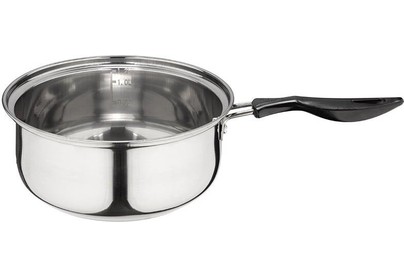 БЕЗ ТМ Ковш Promo, объем 1,25 л, из нержавеющей стали с ручкой из нейлона (104618)