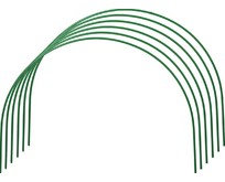 GRINDA 422309100095 Дуги для парника покрытие ПВХ, 2,5м, 6шт