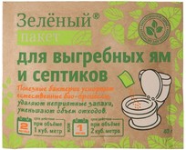 ДОКТОР РОБИК Зеленый пакет для выгребных ям и септиков