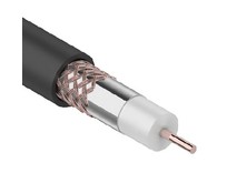 REXANT (012222) RG6U+CU, 75 ом, бухта 100 м, черный