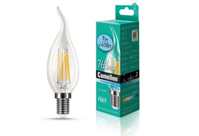 CAMELION (13455) LED7CW35FL/845/E14/4500K